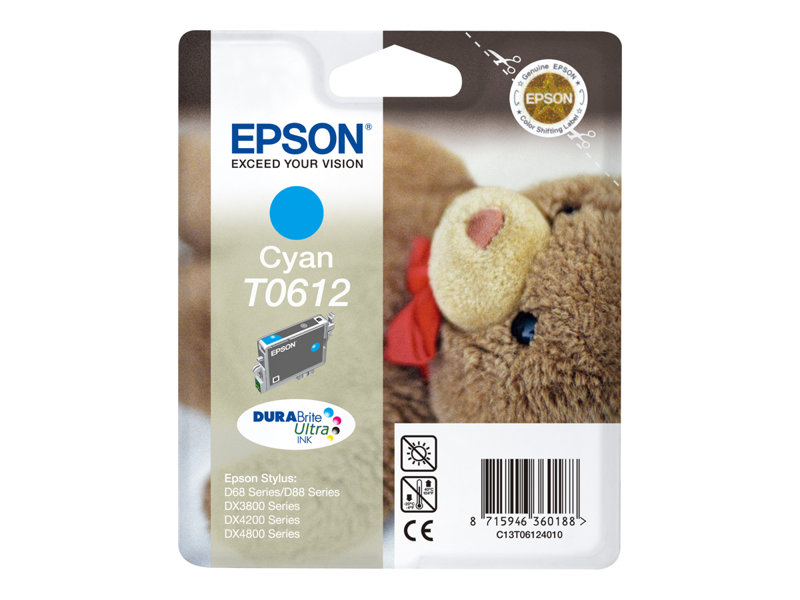 EPSON Cartucho Cian C13T061240LB Stylus D68